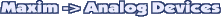 Замена Maxim -> Analog Devices