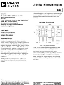 3B02. 3B Series 8 Channel Backplane