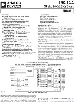 AD1835. Please see the AD1835A.