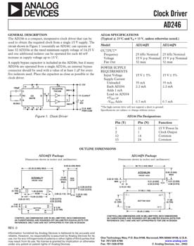 AD246. Clock Driver